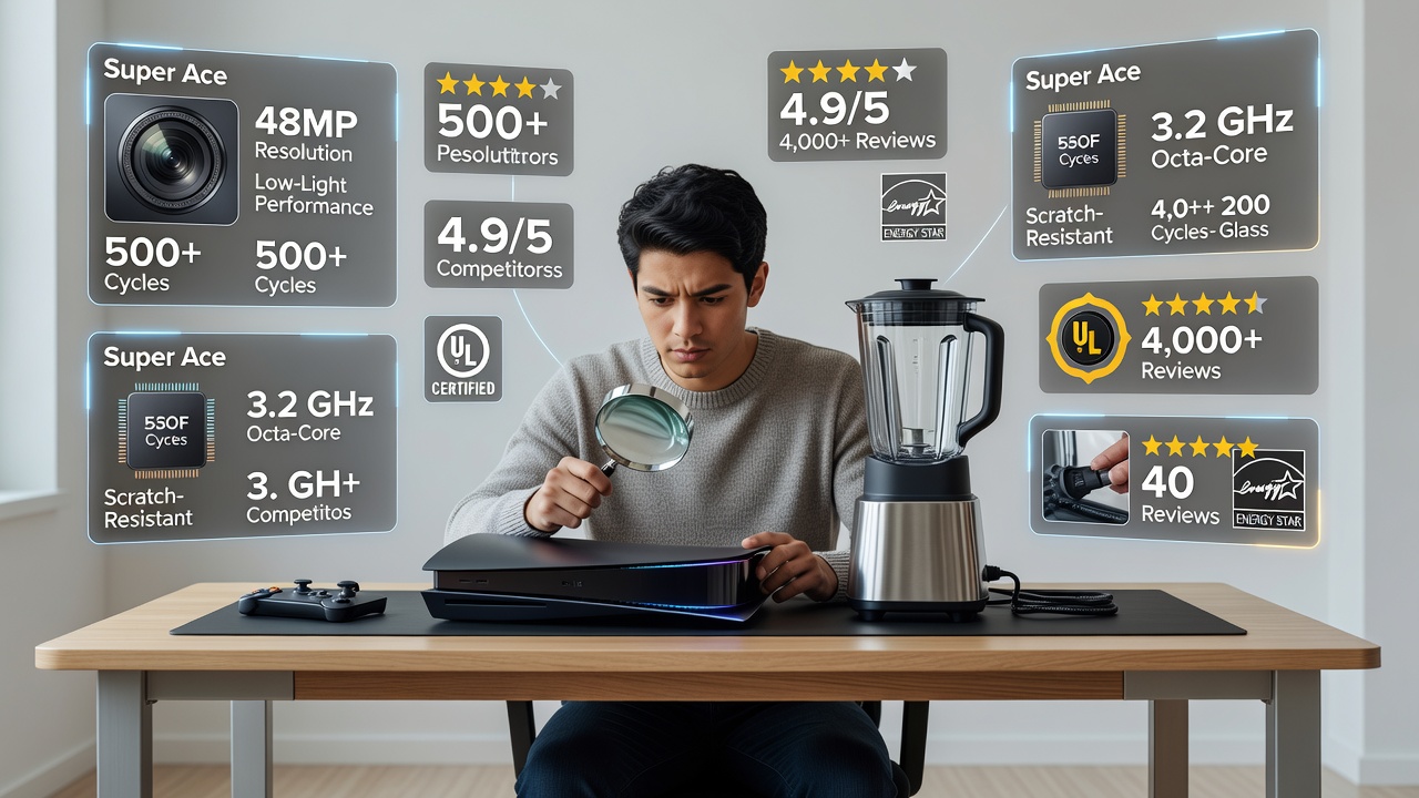 How to Choose a Product With Super Ace, Premium Standout, Top-Rated, and High-Performance Features